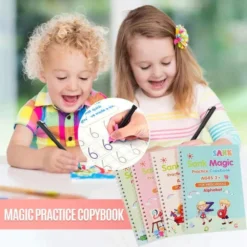 Magic Practice Copybook(4 BOOKS+10 INK REFILL)