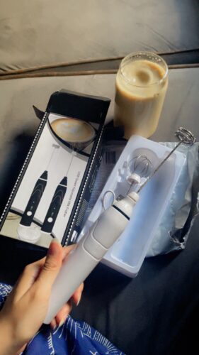 2 in 1 High QualityElectric Coffee Mixer Rechargeable Milk Shaker Maker Frother Foamer USB Charging photo review
