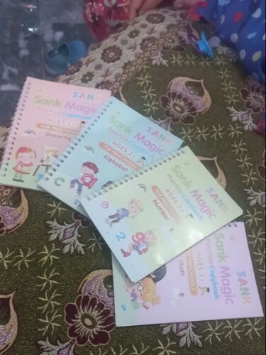 Magic Practice Copybook(4 BOOKS+10 INK REFILL) photo review
