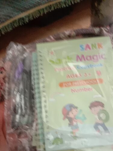 Magic Practice Copybook(4 BOOKS+10 INK REFILL) photo review