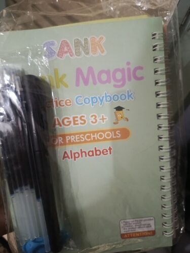 Magic Practice Copybook(4 BOOKS+10 INK REFILL) photo review