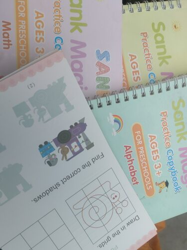 Magic Practice Copybook(4 BOOKS+10 INK REFILL) photo review