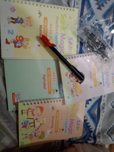 Magic Practice Copybook(4 BOOKS+10 INK REFILL) photo review