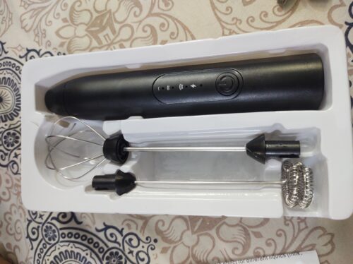 2 in 1 High QualityElectric Coffee Mixer Rechargeable Milk Shaker Maker Frother Foamer USB Charging photo review