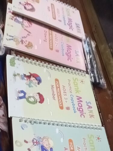 Magic Practice Copybook(4 BOOKS+10 INK REFILL) photo review