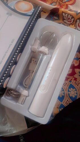 2 in 1 High QualityElectric Coffee Mixer Rechargeable Milk Shaker Maker Frother Foamer USB Charging photo review