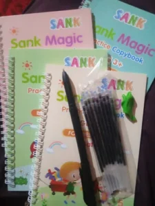 Magic Practice Copybook(4 BOOKS+10 INK REFILL) photo review