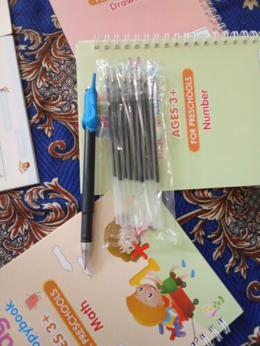Magic Practice Copybook(4 BOOKS+10 INK REFILL) photo review