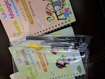 Magic Practice Copybook(4 BOOKS+10 INK REFILL) photo review