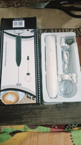 2 in 1 High QualityElectric Coffee Mixer Rechargeable Milk Shaker Maker Frother Foamer USB Charging photo review